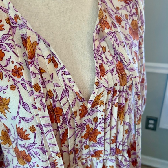 UNIVERSAL THREAD | Floral Popover Elbow Sleeve Dress - Picture 7 of 10